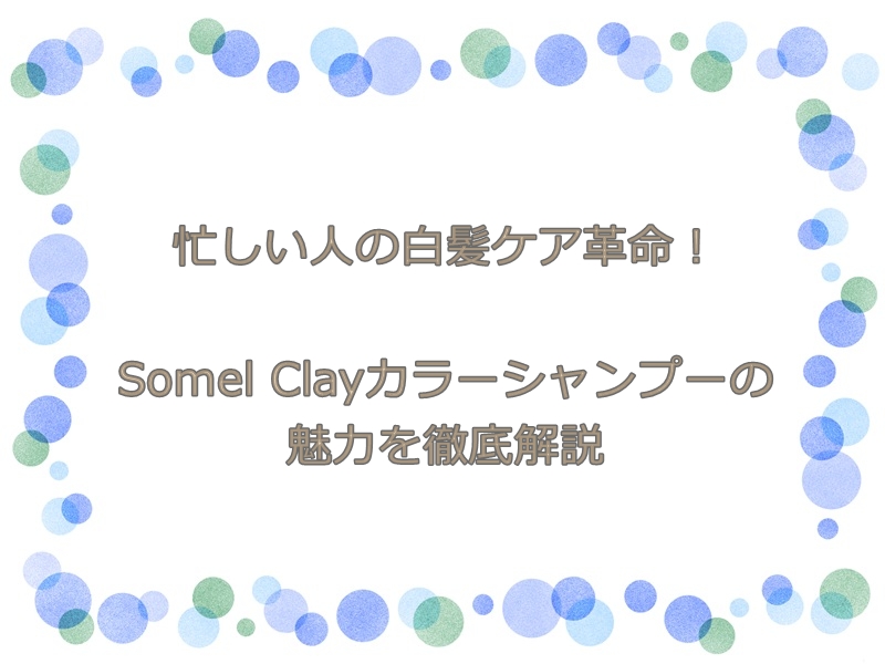 Somel Clay（ソメルクレイ）